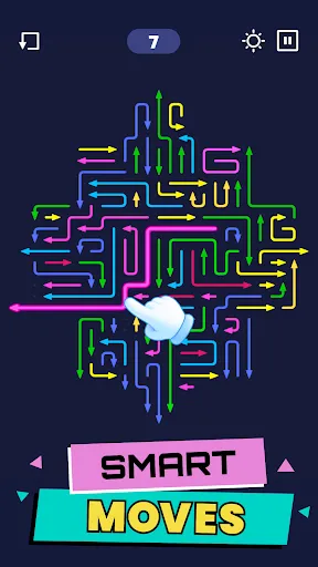 Gameplay screenshot 2 from Arrow Maze - Escape Puzzle - Puzzle game